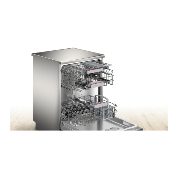Bosch SMS4ENI06E Series 4 Free Standing Dishwasher 60 cm, Inox