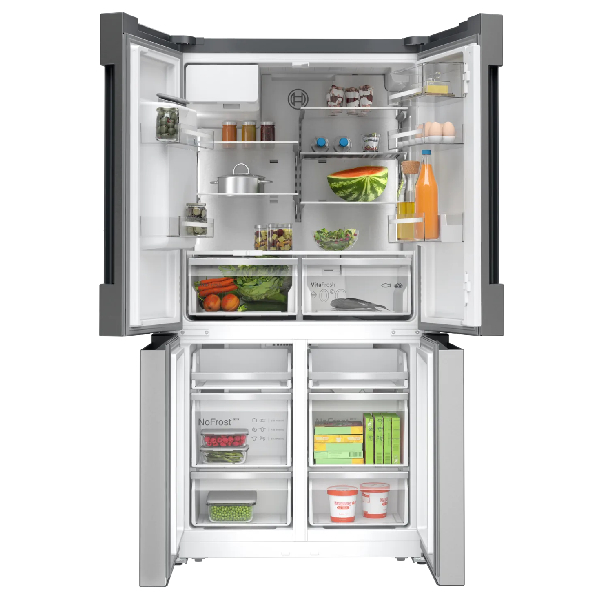 Bosch KFD96APEA Four-Door Refrigerator, With Direct Water Connection, Inox