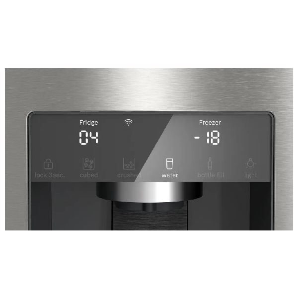 Bosch KFD96APEA Four-Door Refrigerator, With Direct Water Connection, Inox