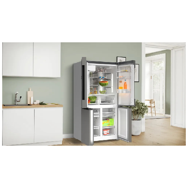 Bosch KFD96APEA Four-Door Refrigerator, With Direct Water Connection, Inox