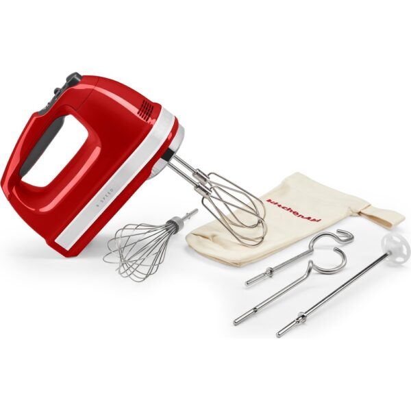 KitchenAid Hand Mixer 9 Speed – Empire Red