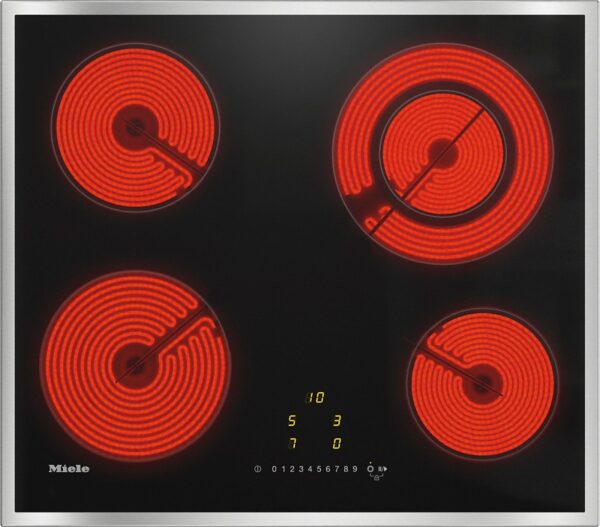 Miele KM6520FR Electric hob with onset controls with 4 cooking zones