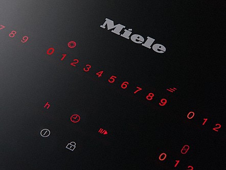 Miele KM6520FR Electric hob with onset controls with 4 cooking zones