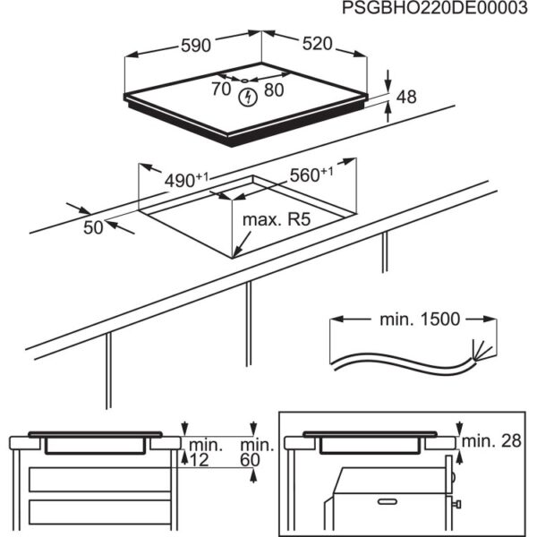 Zanussi Induction Hob