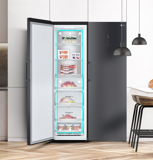 LG GFM61MCCSF Free standing Freezer Combo Thor 1860 x 59,5cm