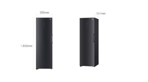 LG GFM61MCCSF Free standing Freezer Combo Thor 1860 x 59,5cm