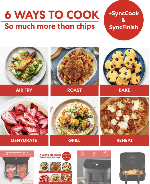 Instant Vortex Plus VersaZone Air Fryer 8.5L