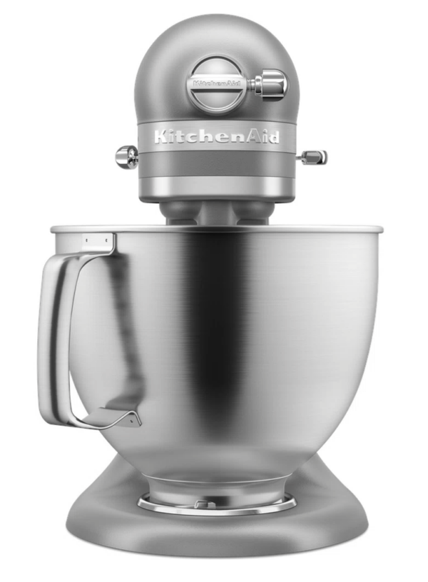 KitchenAid 5KSM95PSBCU STAND MIXER (4.3 L, Splash Guard, 300 Watt, Flat Stirrer, Dough Hook and Whisk) SILVER