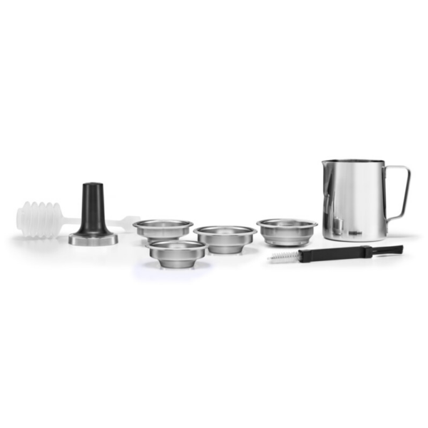 KitchenAid Semi Automatic Espresso Machine with Burr Grinder – Porcelain White