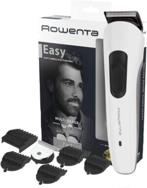 Rowenta Multistyle TN8931 7-in-1 Self-Sharpening Blades for Hair and Beard, Cordless or Wired, 60 Minute Bat. Life, Washable Blades