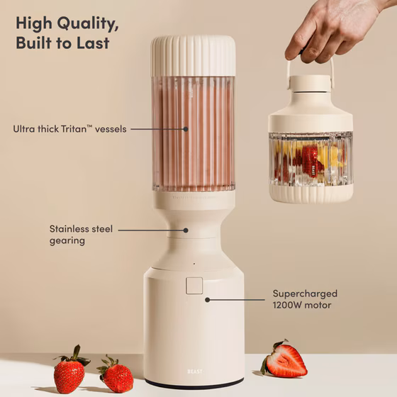 Beast® Mega Blender 1200 Plus – Sand